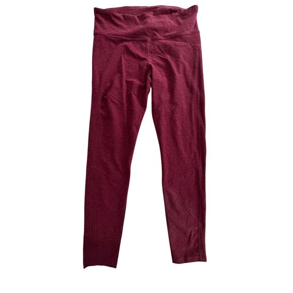JoyLab Crimsom  Heathered High Rise Leggings Size L | Athleisure Workout Pants - Picture 1 of 3